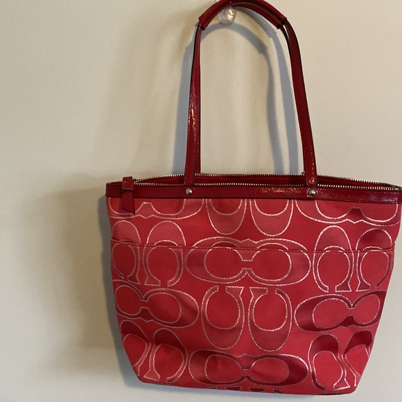 Coach Coated Canvas Tote - Picture 8 of 11